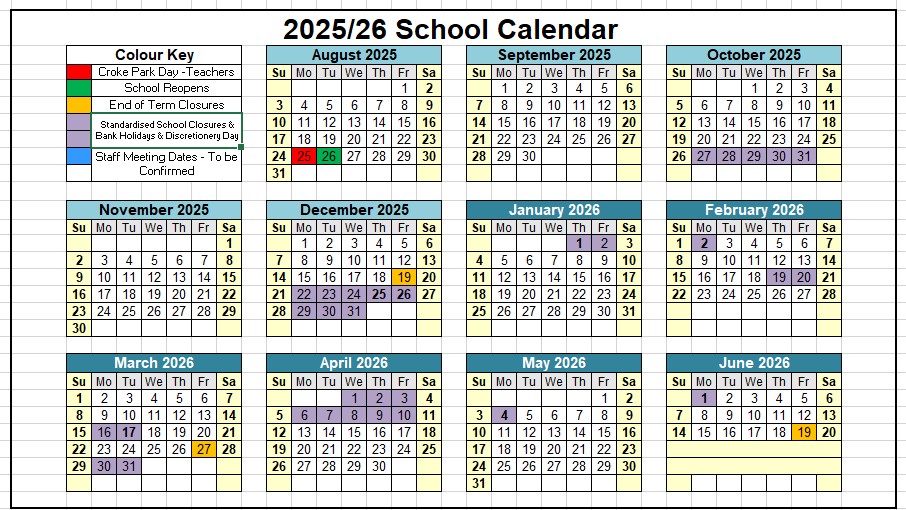 School Calendar 2025.2026